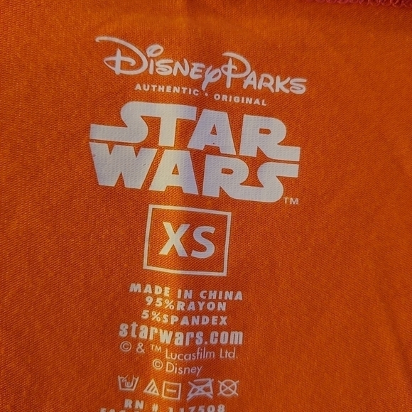 Disney star wars "Chewie My Copilot" tank top NWT XS - Picture 5 of 8